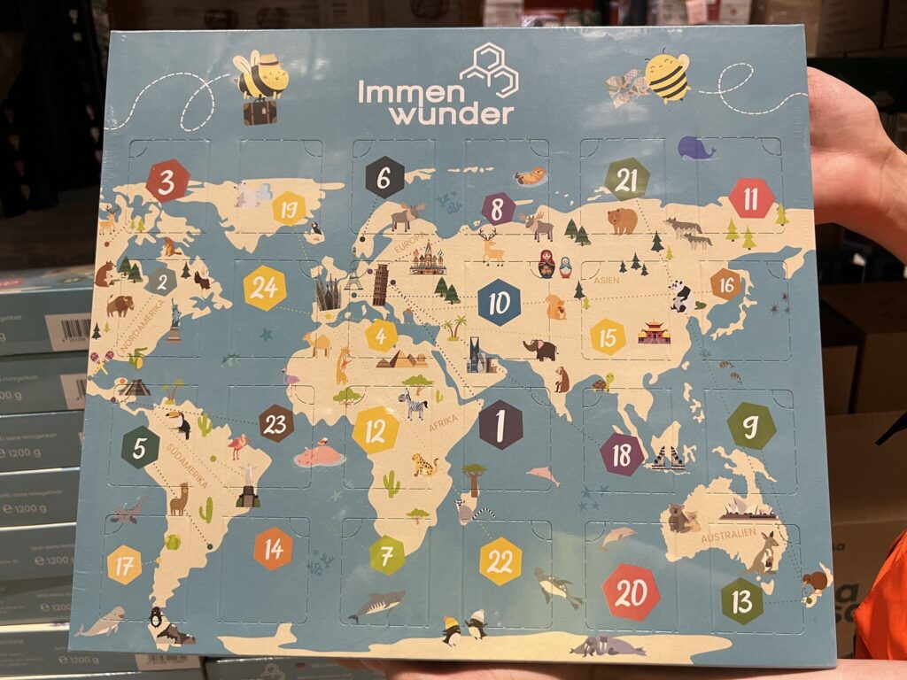 Adventskalender mit Winkelschweißer verpackt